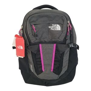 North Face Women's Recon Backpack Asphalt Grey Wild Aster Purple NWT